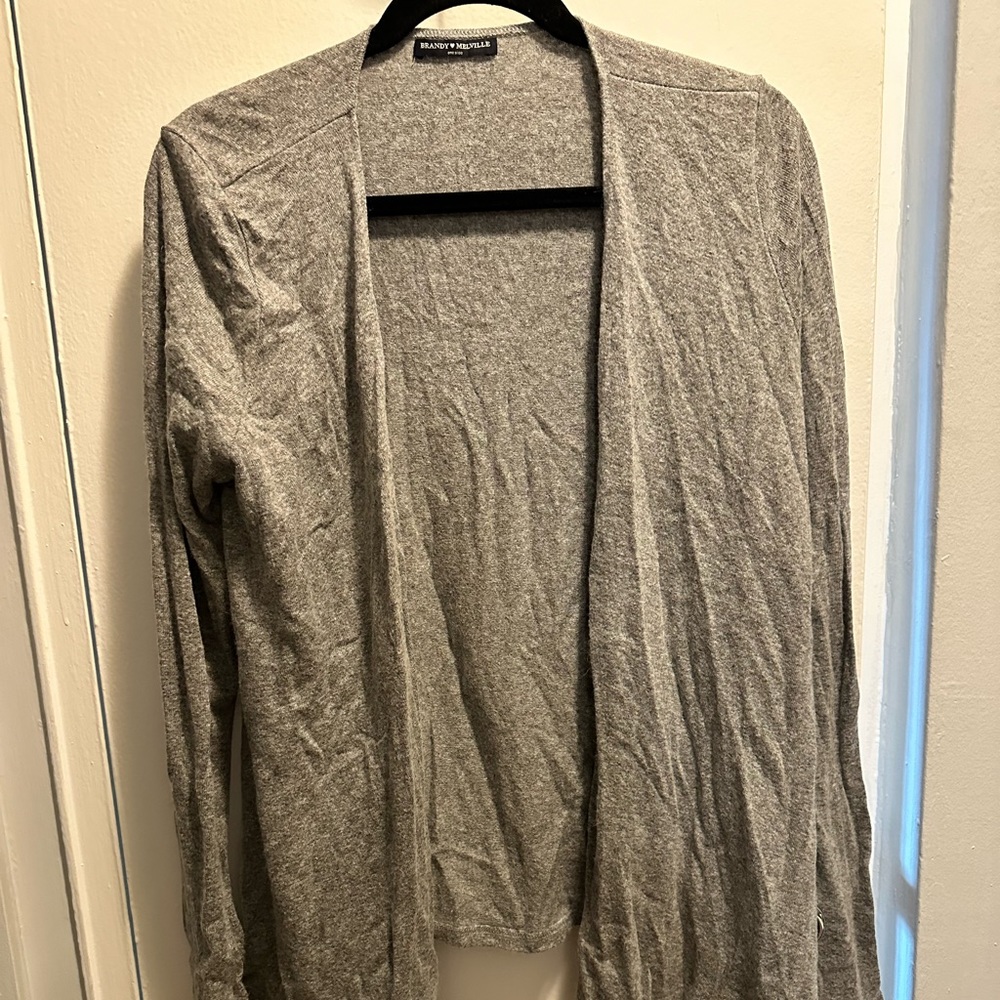 Grey cardigan